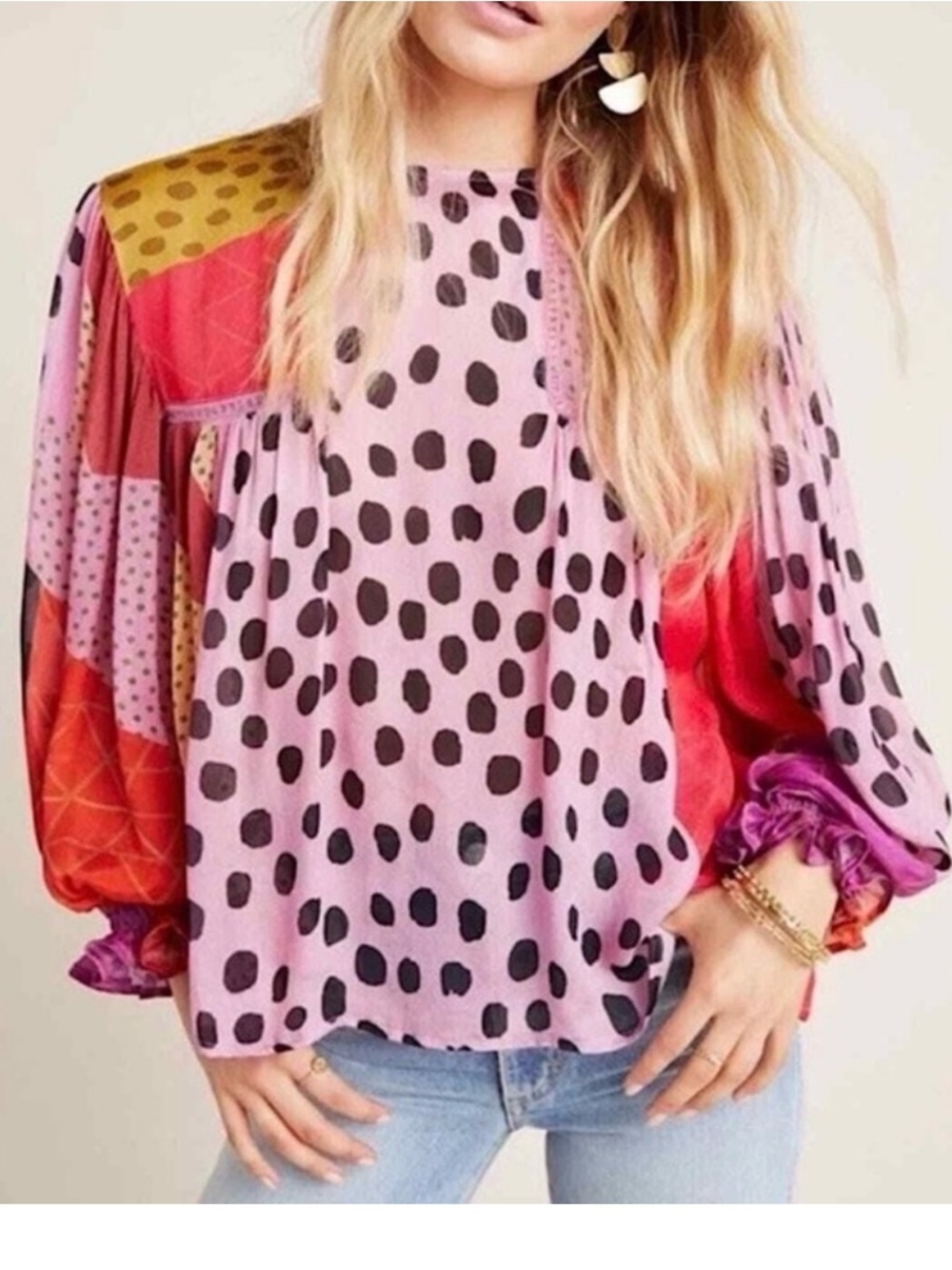 Blank London Miranda Peasant Blouse